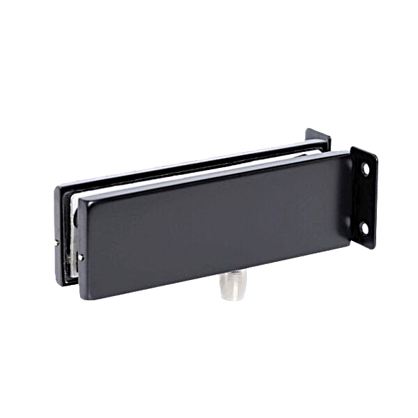 Herraje para puerta flotante pared tranzo fino negro 