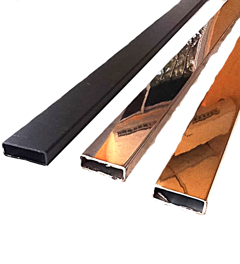 Rieles De Slider Rectangulares 6 Metros Acero Inox 304